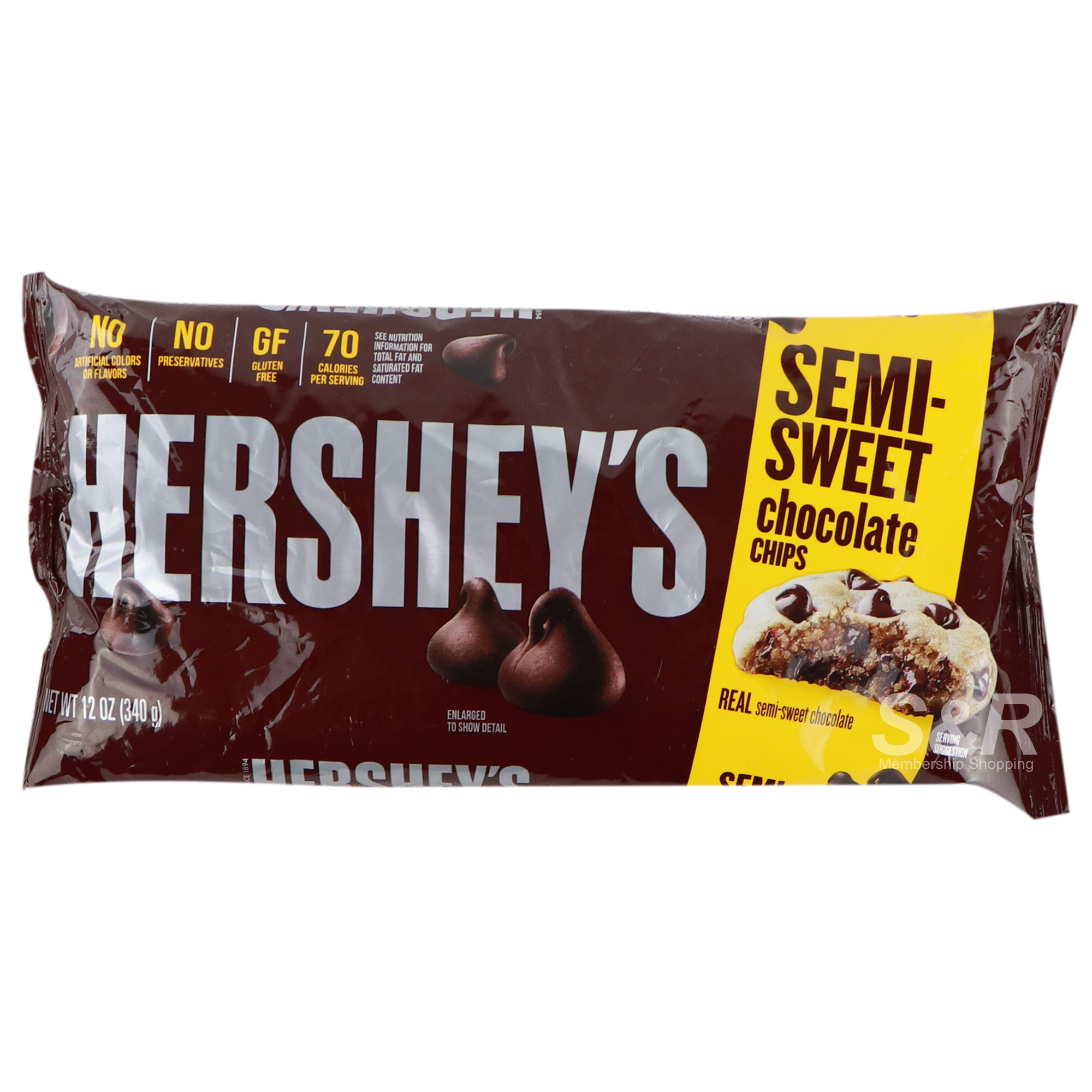 Hershey's Semi-Sweet Chocolate Chips 340g Hershey's Semi-Sweet Chocolate Chips 340g
